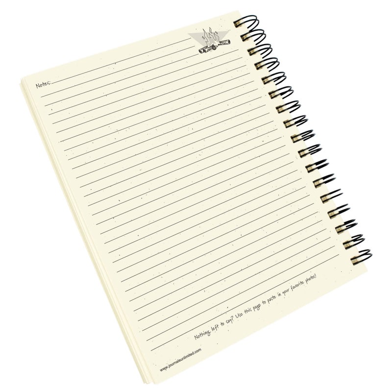 Write it Down series by Journals Unlimited, Guided Journal, Happy Camper, Glamping Journal, Full-size 7.5"x 9", Kraft Hard Cover, Made in USA - Image 4